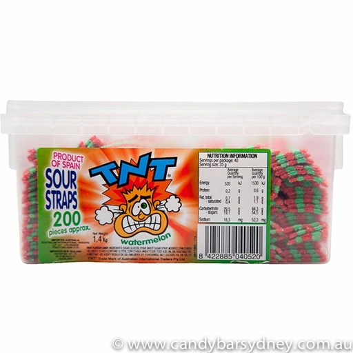 TNT Watermelon Sour Straps
