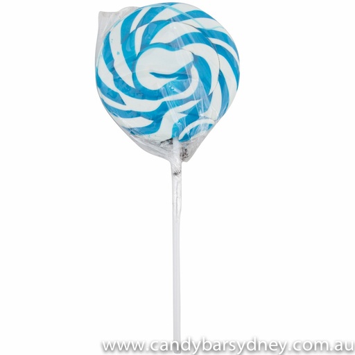 Blue Swirl Lollipops 85g 24 pack