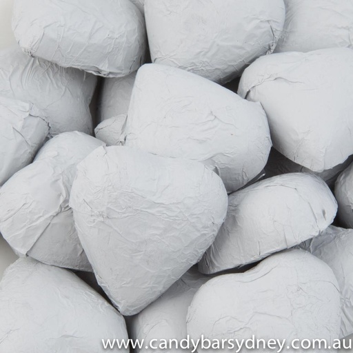 White Belgian Chocolate Hearts 5kg