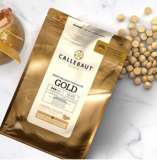 Callebaut Gold Caramel Callets 2.5kg