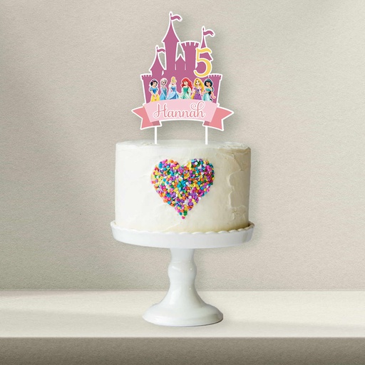 Princess Birthday Cake Topper