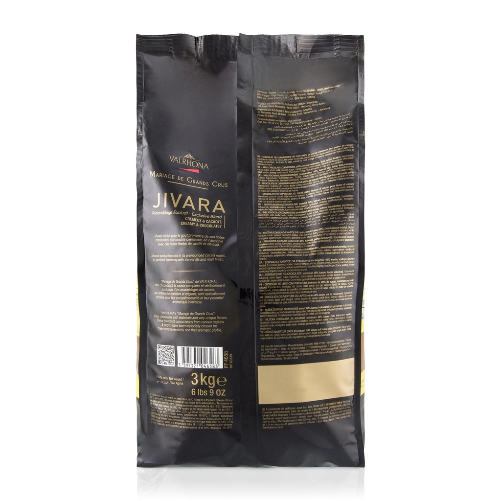 Valrhona Chocolate Jivara 40% Feves