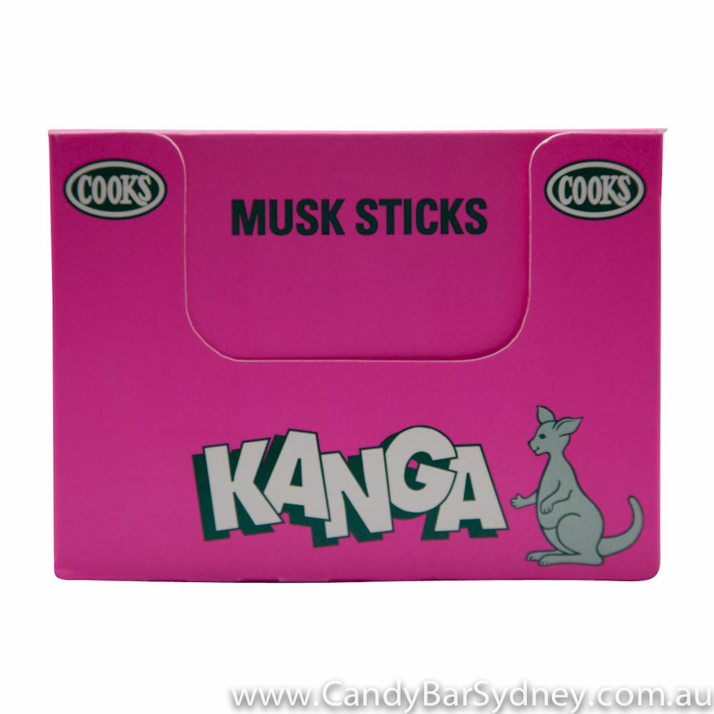 Pink Musk Sticks Bulk Box 2kg - Kanga