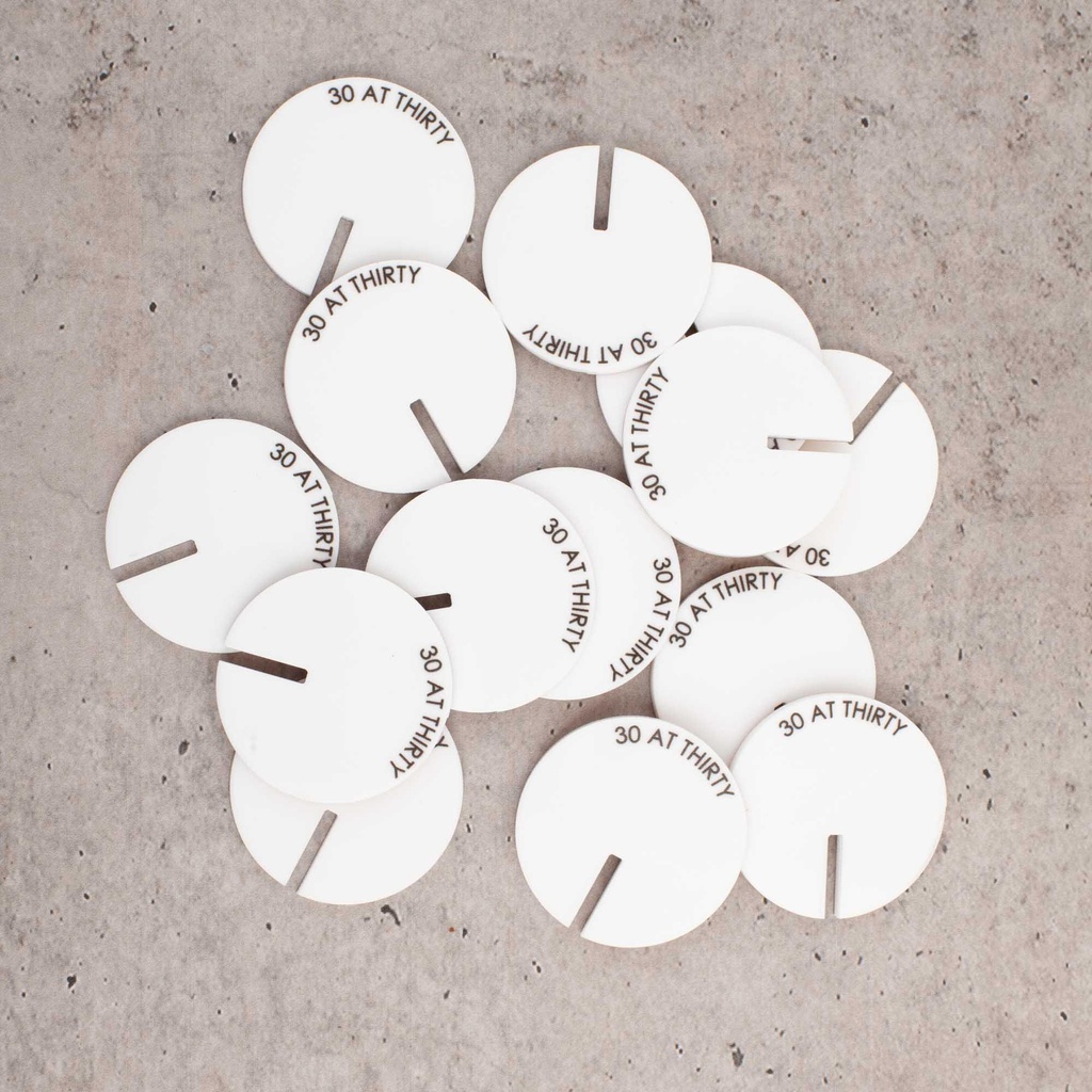 Stemless Drink Tags - Single Message Style 1