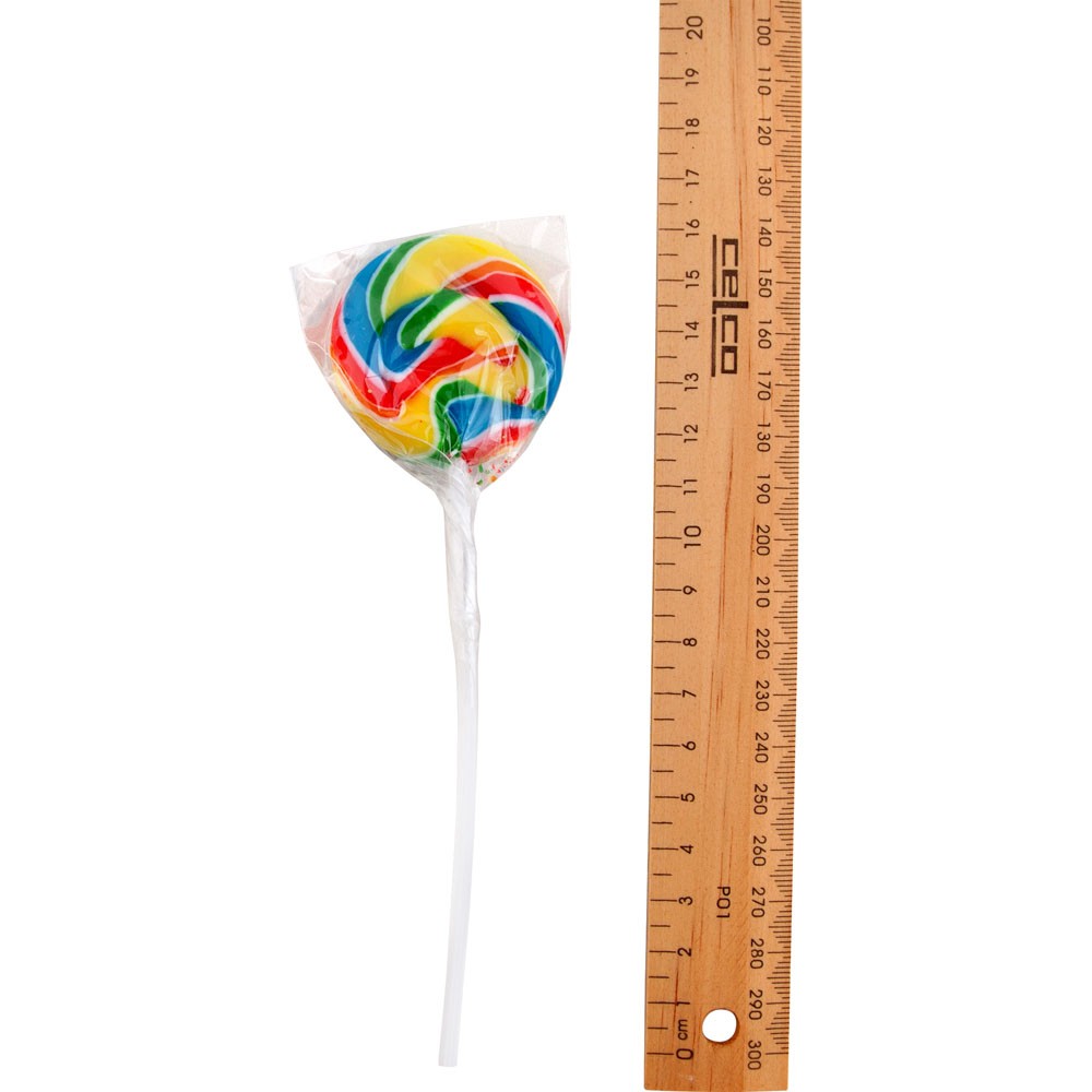 Rainbow Mini Swirl Lollipops 50 pack