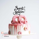 Sweet Sixteen 16th Birthday Cake Topper