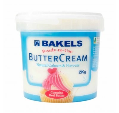 Bakels Vanilla Buttercream 2kg (Best Before: 9/10/23)