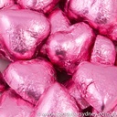 Pink Belgian Chocolate Hearts 500g - 5kg