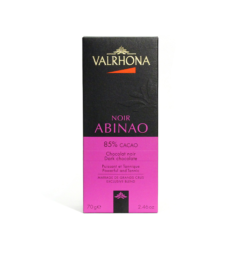 Valrhona Noir Abinao 85% Dark Chocolate Bar 70g
