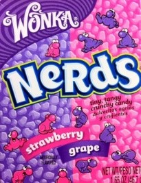 Wonka Nerds Grape & Strawberry 45g