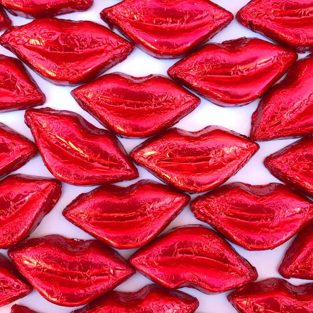Red Chocolate Lips 250g - 5kg | Candy Bar Sydney