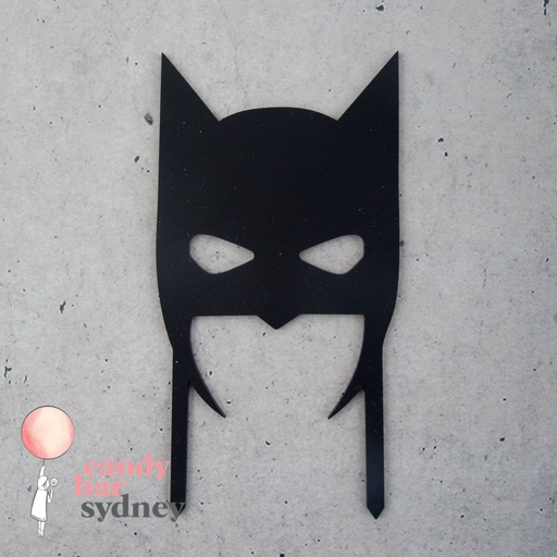 Acrylic Batman Mask Cake Topper