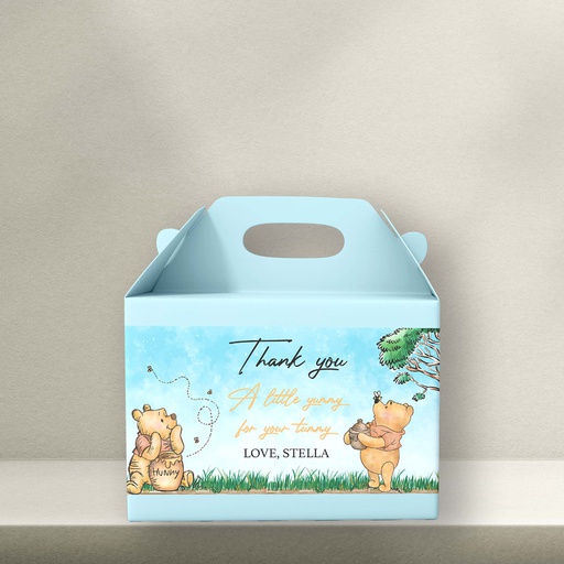 Winnie the Pooh Gift Box Sticker