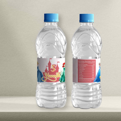 Princess Water Bottle Sticker