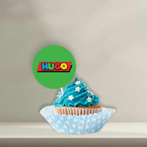 Mario Kart Cupcake Topper - Style 3