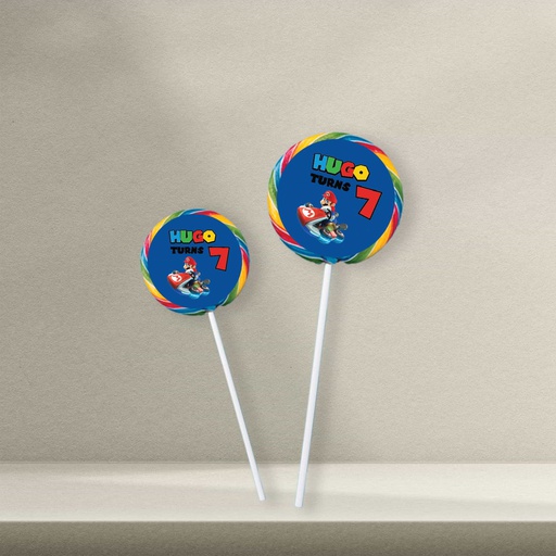 Mario Kart Lollipop Sticker