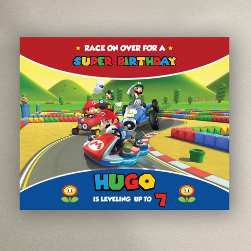 Mario Kart Party Placemat