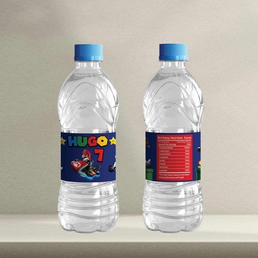 Mario Kart Water Bottle Sticker