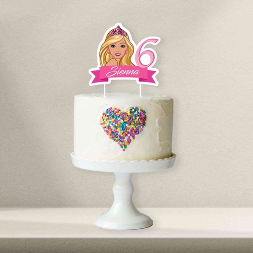 Barbie Birthday Cake Topper