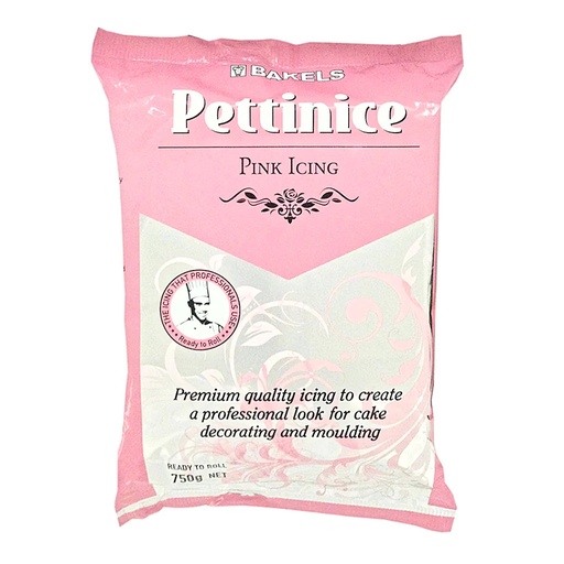 Pink Bakels Pettinice Fondant Icing MB 750g (Best Before: 1/9/23)